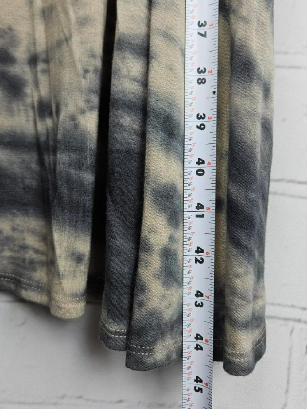 Boho Tie-Dye Maxi Skirt Womens M Stretch Rayon Spandex Beachy Comfort Festival - Picture 9 of 9